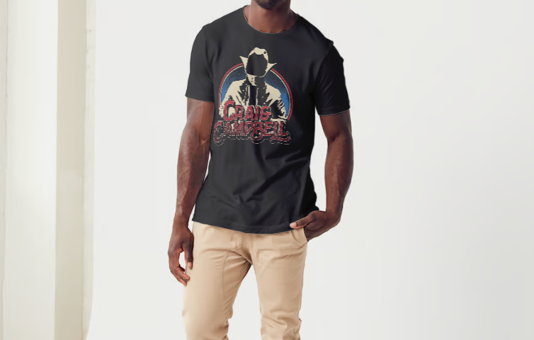 Craig Campbell Retro Face Tee