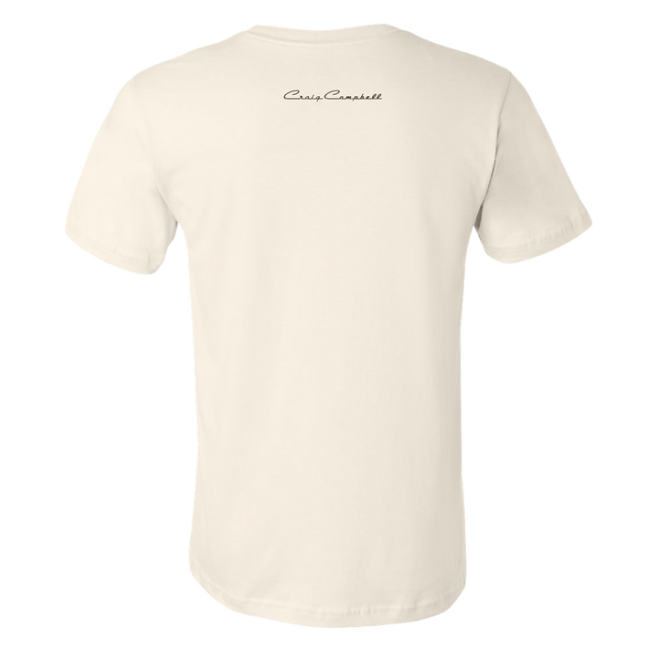 By God natural tee back Craig Campbell