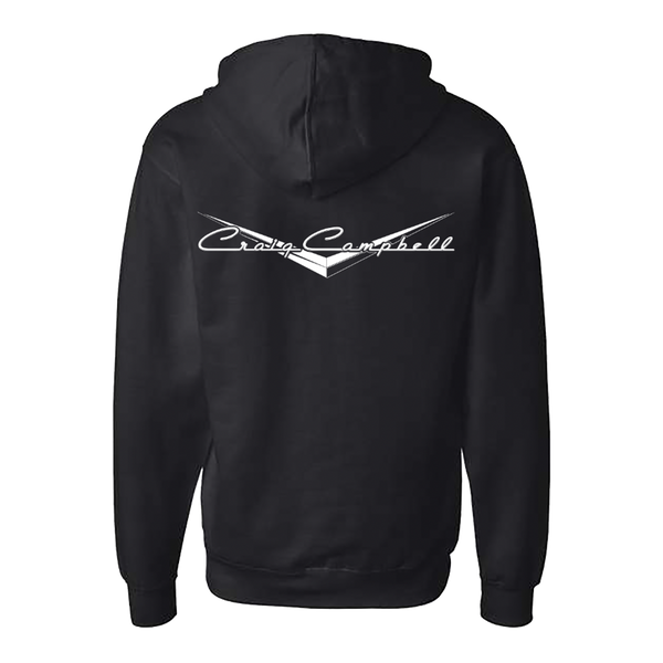 Name logo black hoodie back Craig Campbell